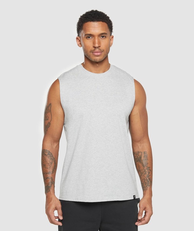 Gymshark Everyday Tank 2 Pack Black / Light Grey Core Marl | 28951DNZR
