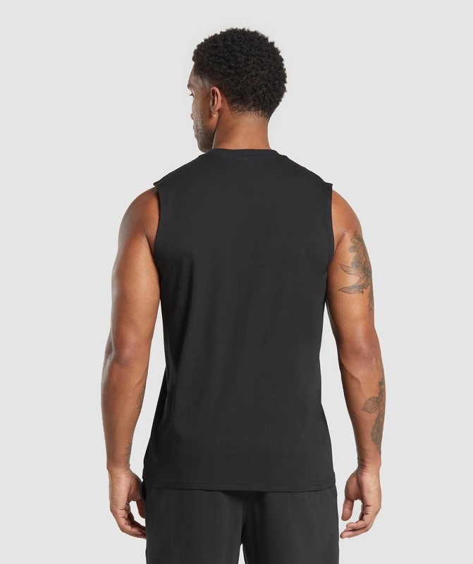Gymshark Everyday Tank 2 Pack Black / Light Grey Core Marl | 28951DNZR