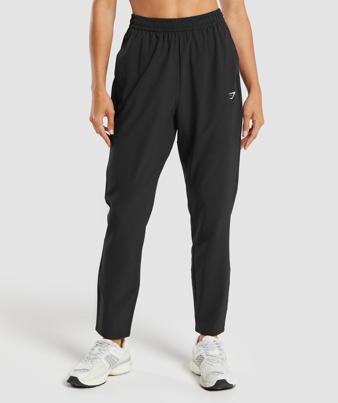 Gymshark Everyday Woven Pant Black | 06925YRHI