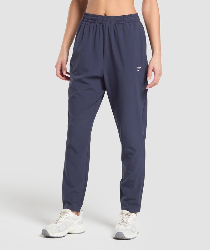 Gymshark Everyday Woven Pants Heavy Blue | 36890OXWY