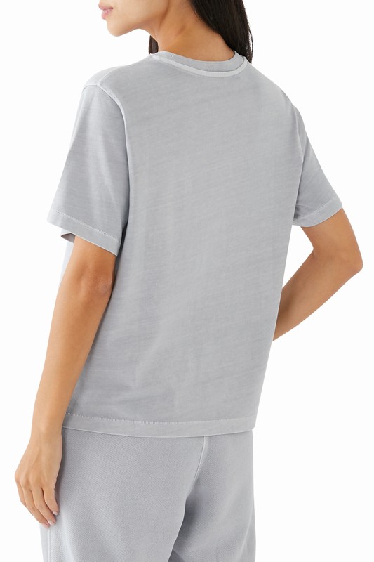 Gymshark Everywear Regular T-Shirt Ice Grey / Pigment Garment Dye | 18035RUQZ