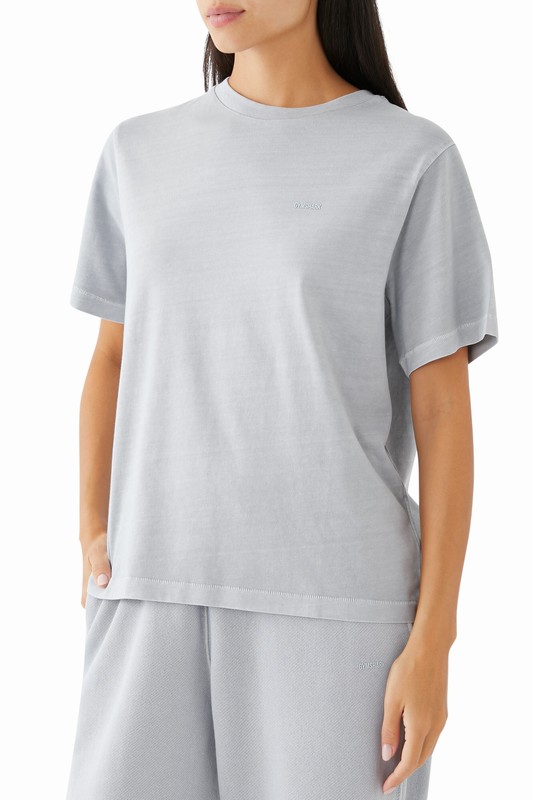 Gymshark Everywear Regular T-Shirt Ice Grey / Pigment Garment Dye | 18035RUQZ