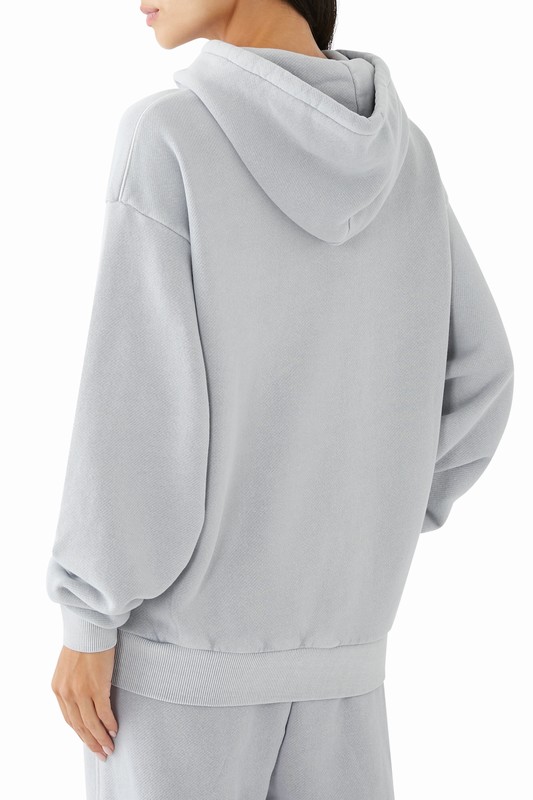 Gymshark Everywear Relaxed Hoodie Ice Grey / Pigment Garment Dye | 71046STVM
