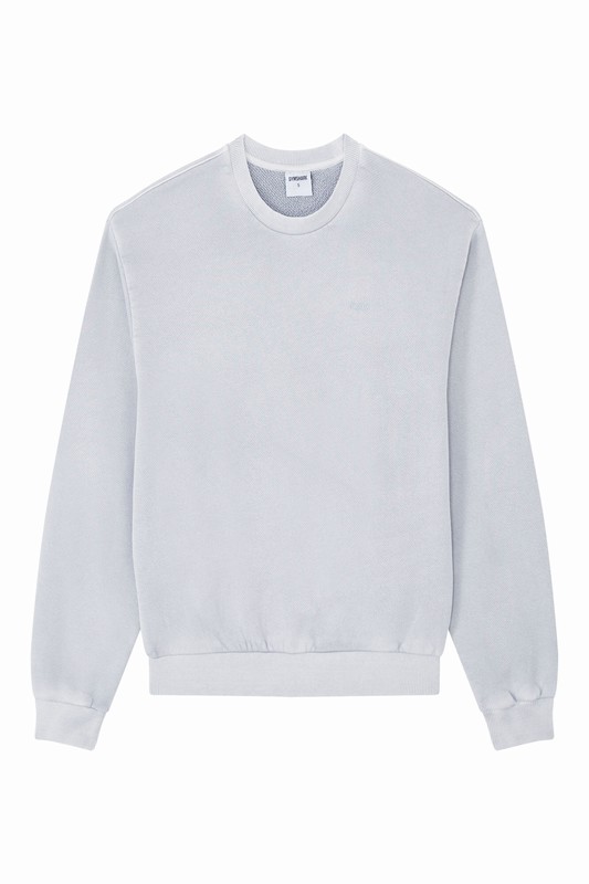 Gymshark Everywear Relaxed Sweatshirt Ice Grey / Pigment Garment Dye | 09267VCYM
