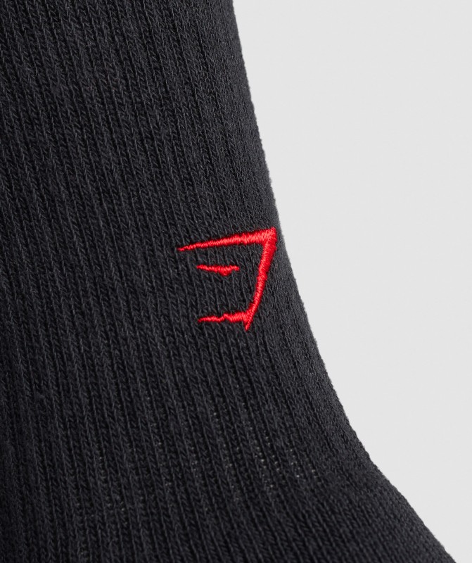 Gymshark GFX Muscle Mommy Crew Black | 54723DQGV