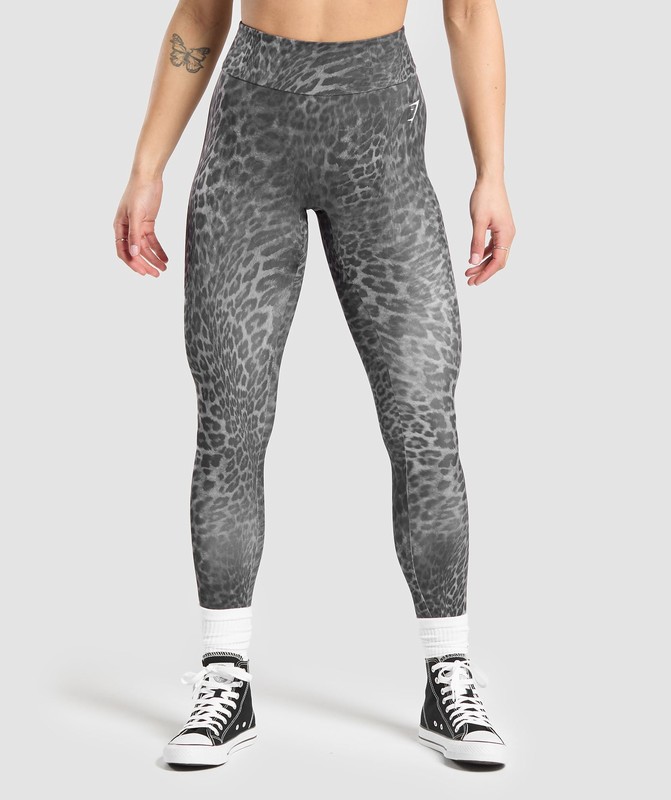 Gymshark GS Power Leggings Dark Grey | 67830KPOU