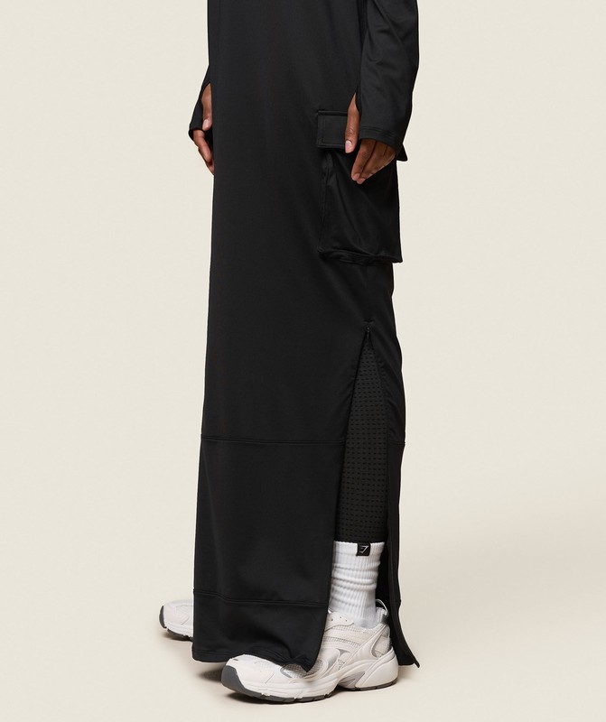 Gymshark GS x Leana Deeb Abaya Black | 76253IRJN