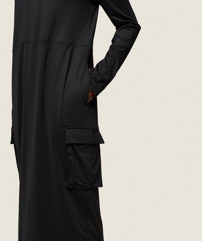 Gymshark GS x Leana Deeb Abaya Black | 76253IRJN