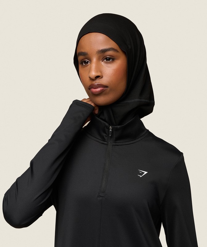 Gymshark GS x Leana Deeb Abaya Black | 76253IRJN