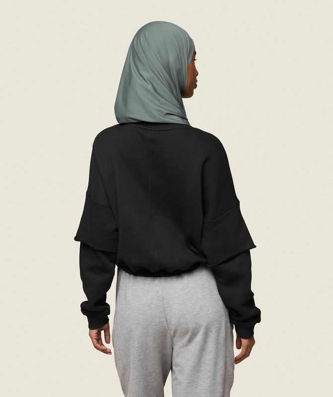 Gymshark GS x Leana Deeb Sweat Black | 18976MNSQ