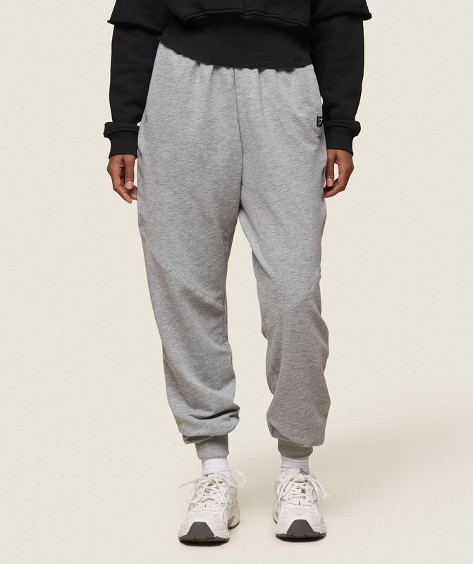 Gymshark GS x Leana Deeb Training Joggers Light Grey Marl | 12064ZYEX