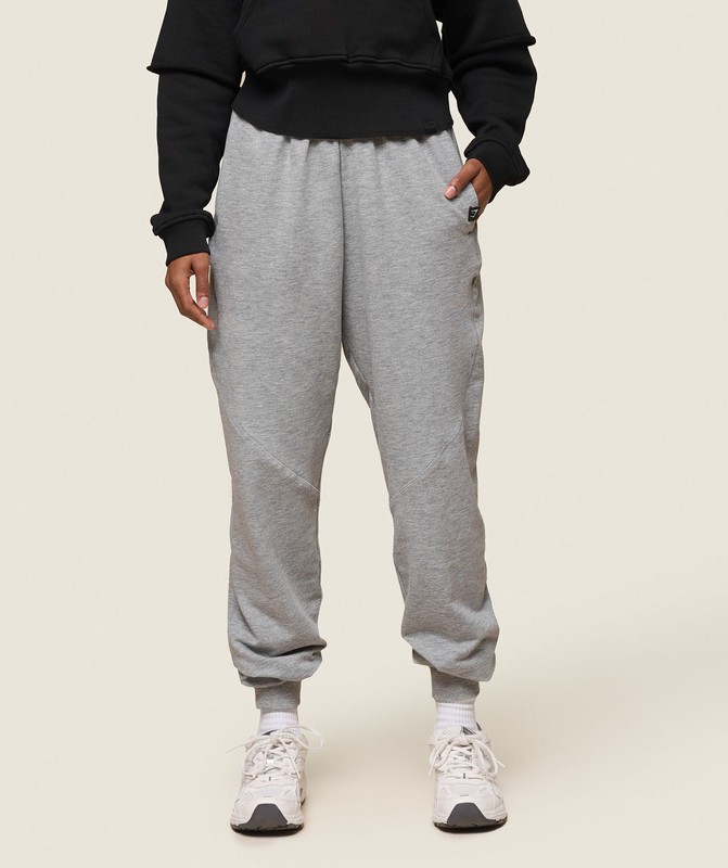 Gymshark GS x Leana Deeb Training Joggers Light Grey Marl | 12064ZYEX