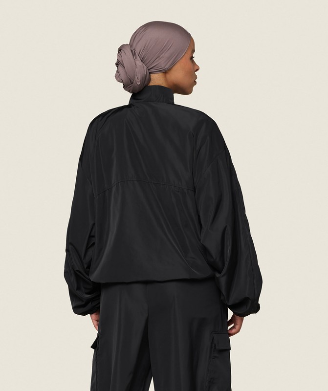 Gymshark GS x Leana Deeb Woven Jacket Black | 41629SETH