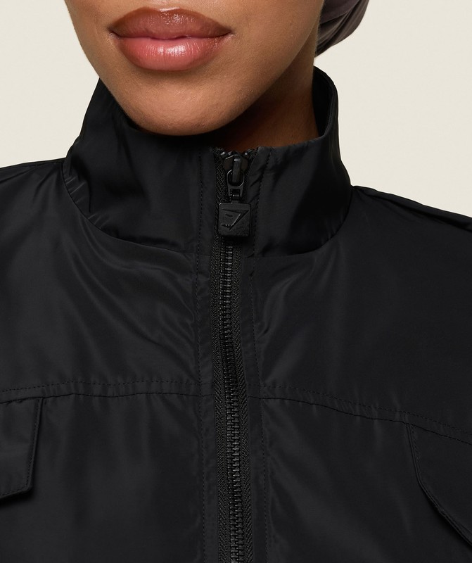 Gymshark GS x Leana Deeb Woven Jacket Black | 41629SETH