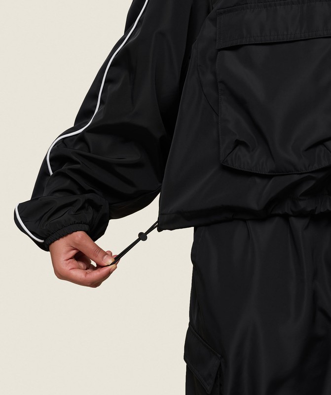 Gymshark GS x Leana Deeb Woven Jacket Black | 41629SETH