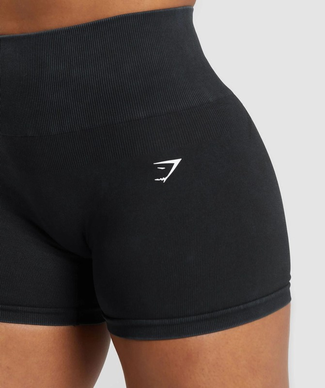 Gymshark Gains Seamless Short Black | 16253TLGA