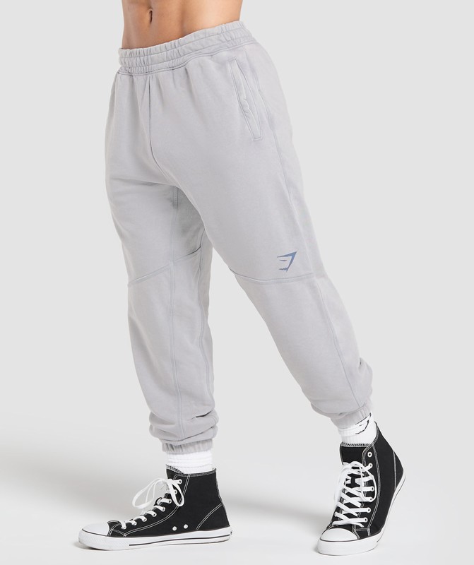 Gymshark Heritage Joggers Denim Grey / Acid Wash | 68345ORKG