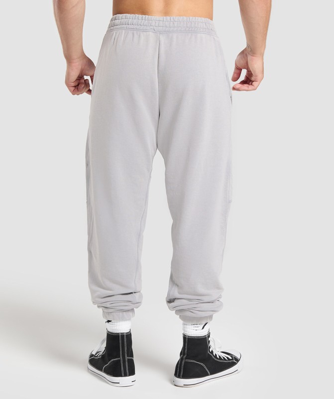 Gymshark Heritage Joggers Denim Grey / Acid Wash | 68345ORKG