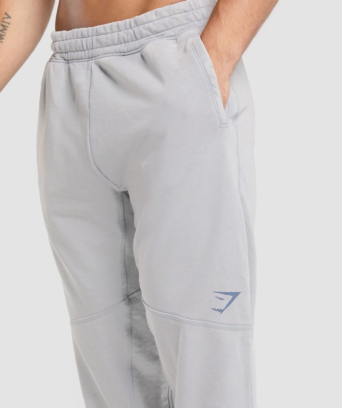 Gymshark Heritage Joggers Denim Grey / Acid Wash | 68345ORKG