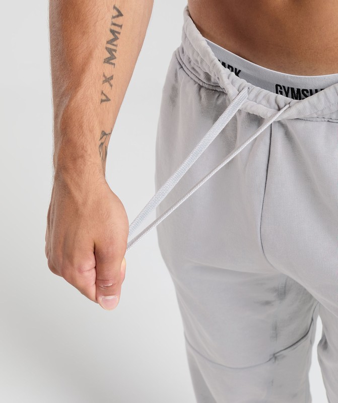 Gymshark Heritage Joggers Denim Grey / Acid Wash | 68345ORKG