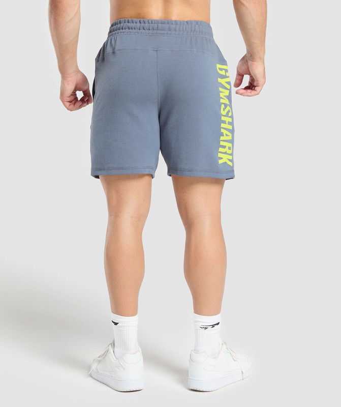 Gymshark Impact 7" Shorts Iron Blue | 01538KZHD