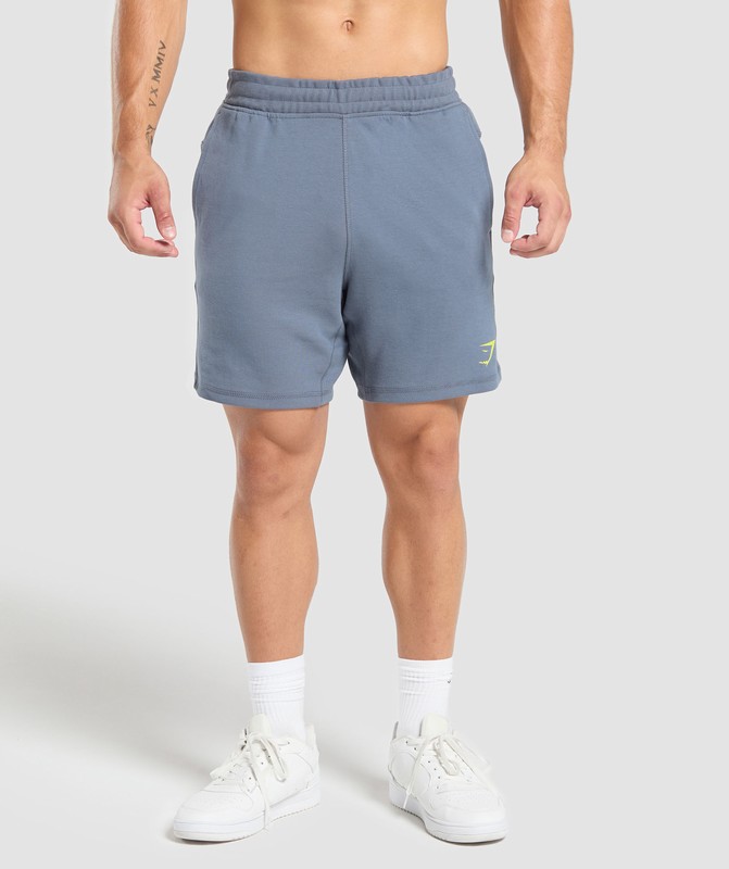 Gymshark Impact 7" Shorts Iron Blue | 01538KZHD