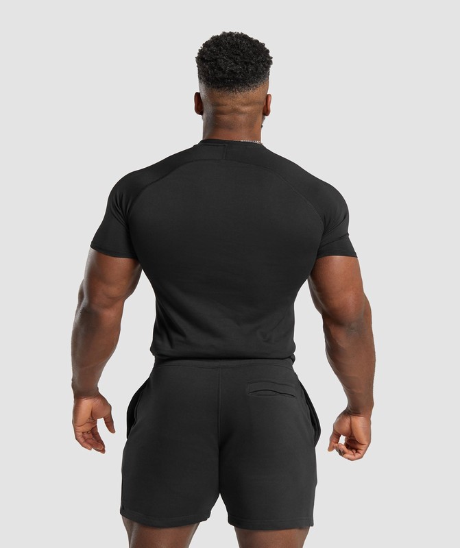 Gymshark Impact Muscle T-Shirt Black | 65934ACWZ