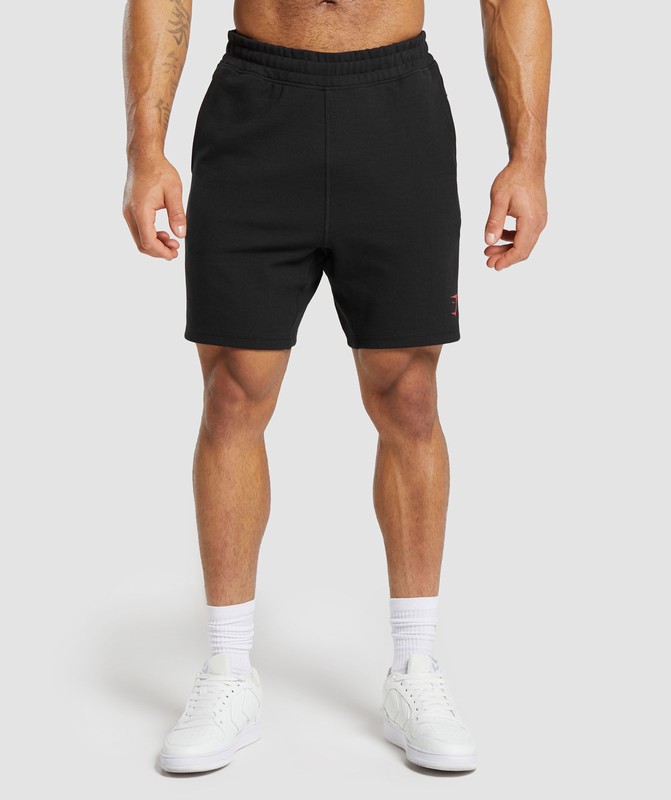 Gymshark Impact Shorts Black / Vivid Red | 19845FEQJ