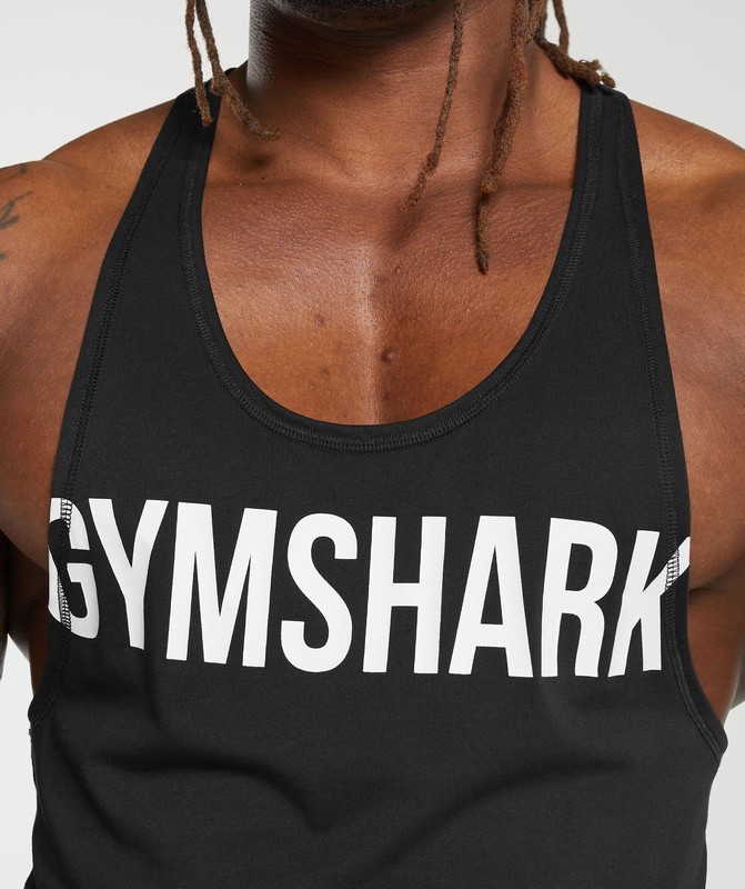 Gymshark Impact Stringer Black | 92578GEJL