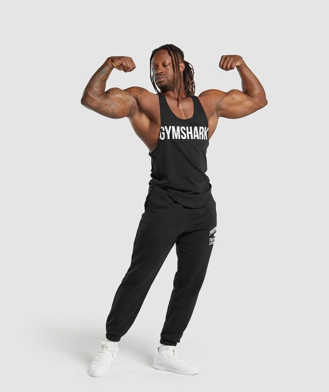 Gymshark Impact Stringer Black | 92578GEJL