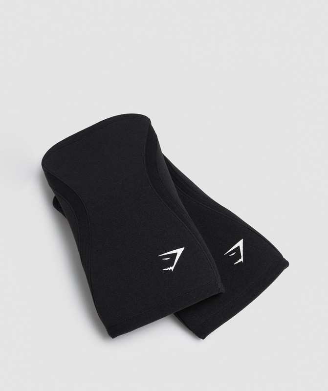 Gymshark Knee Sleeves 5mm Black | 47013GLOB