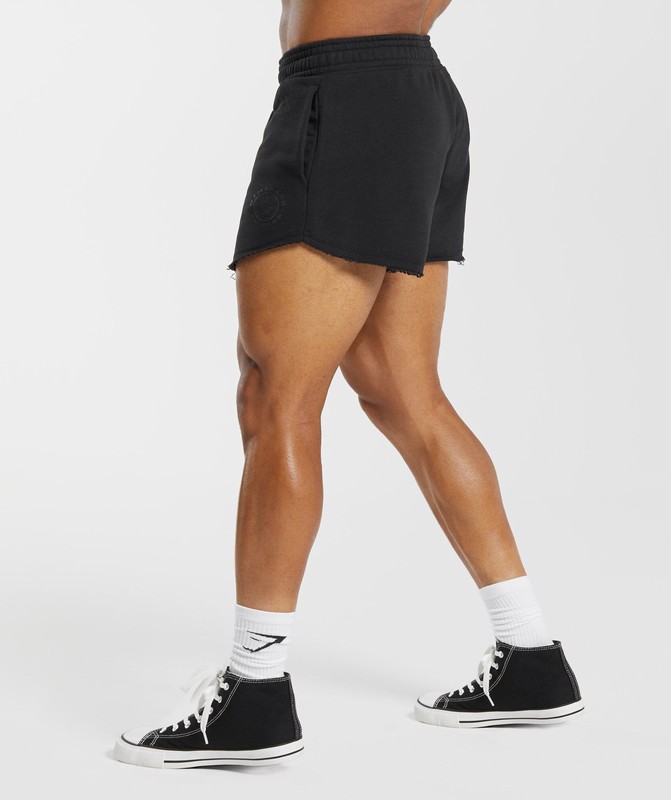 Gymshark Legacy 4" Shorts Black | 65701SJYZ