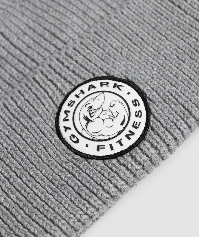 Gymshark Legacy Deep Cuff Beanie Light Grey Core Marl | 05198WHBS