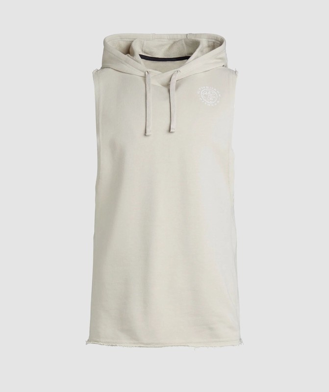 Gymshark Legacy Drop Arm Hoodie Pebble Grey | 31046BNUS