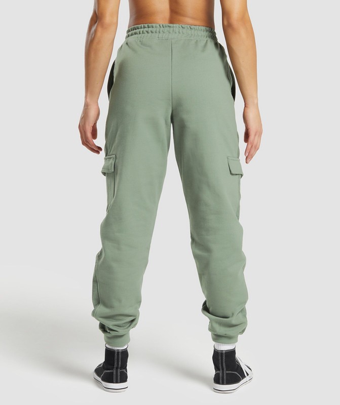 Gymshark Legacy Joggers Unit Green | 37641LBVS