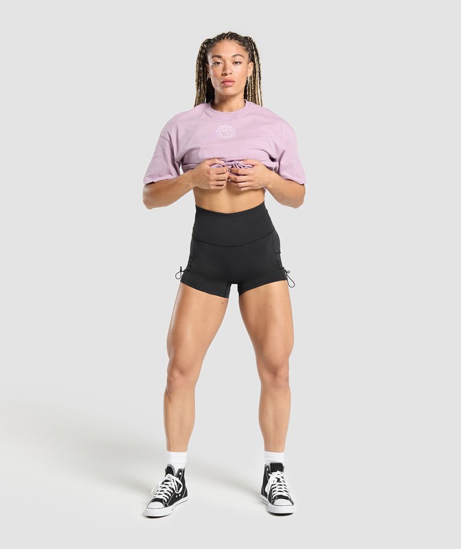 Gymshark Legacy Oversized T-Shirt Warm Lilac | 42673SKCJ