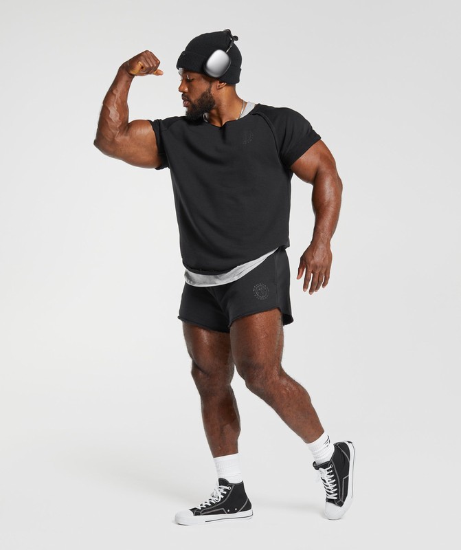 Gymshark Legacy Rag Top Black | 01697LYPK