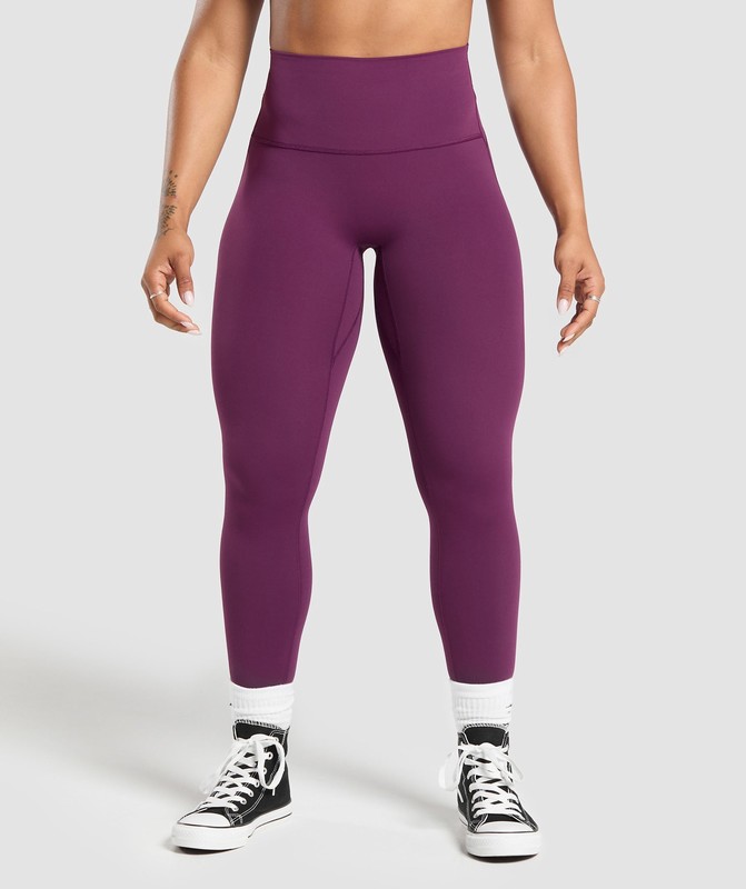 Gymshark Legacy Regular Leggings Magenta Purple | 90258NHRU