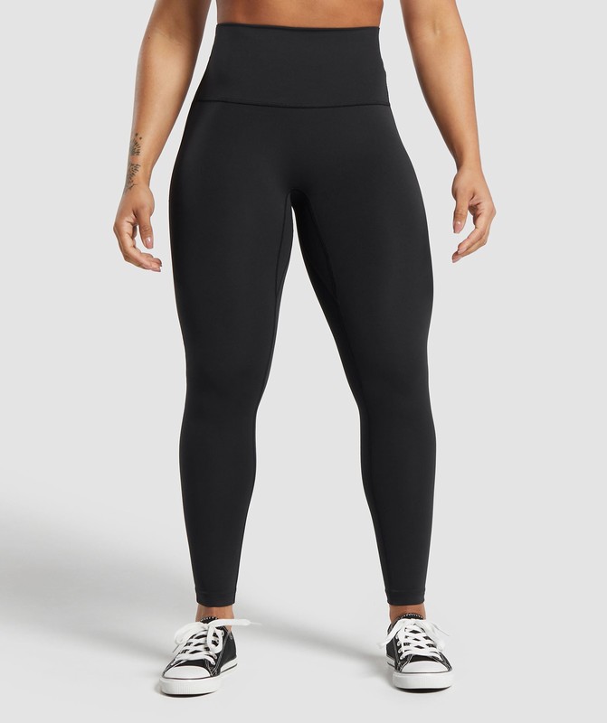 Gymshark Legacy Short Leggings Black | 76031XBUW