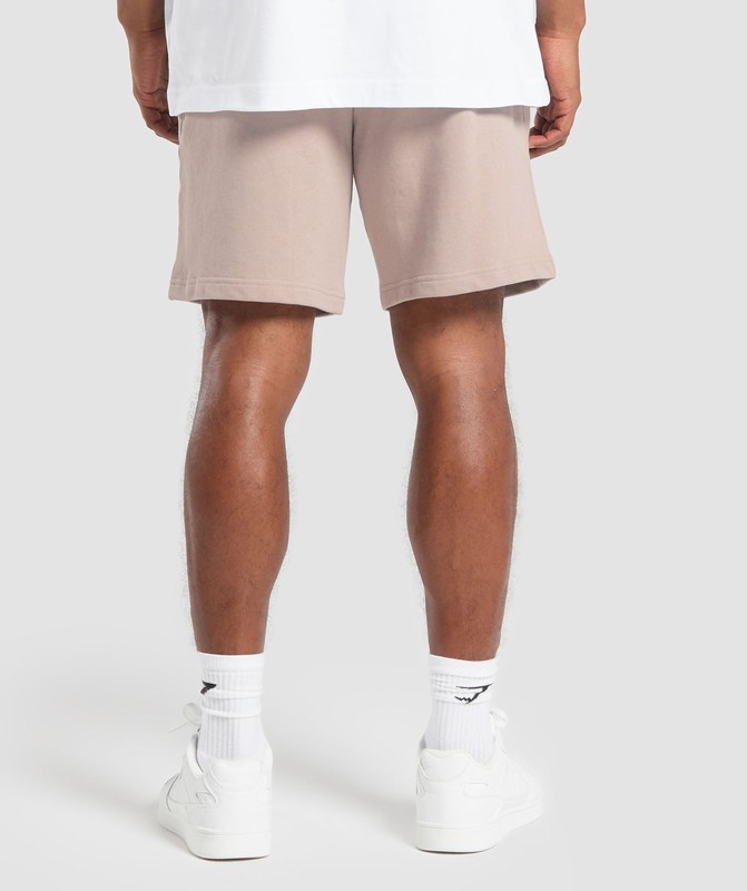 Gymshark Lifting Club Apparel Graphic Shorts Stone Pink | 72918VQDI