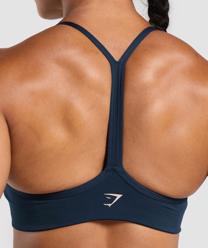 Gymshark Lifting Club Retro Bra Navy | 65387VGLX