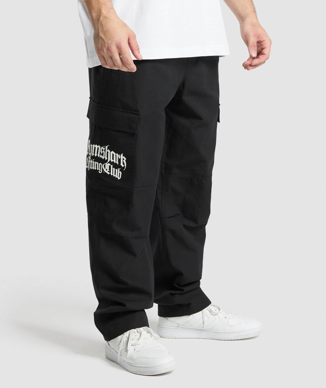 Gymshark Lifting Club Ripstop Cargo Black | 02315BPYD