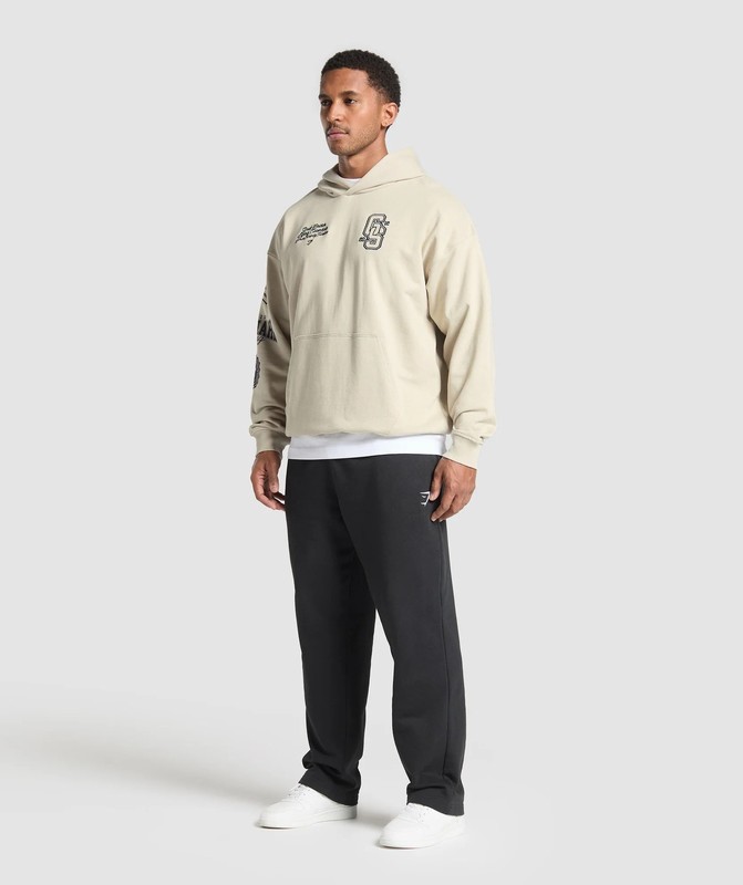 Gymshark Lifting Essentials Hoodie Pebble Grey | 79365LSNU