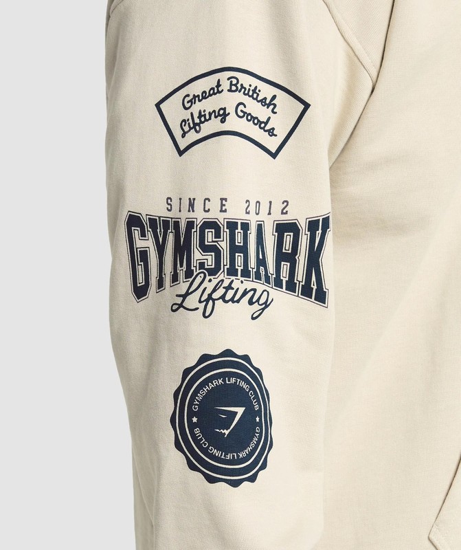 Gymshark Lifting Essentials Hoodie Pebble Grey | 79365LSNU