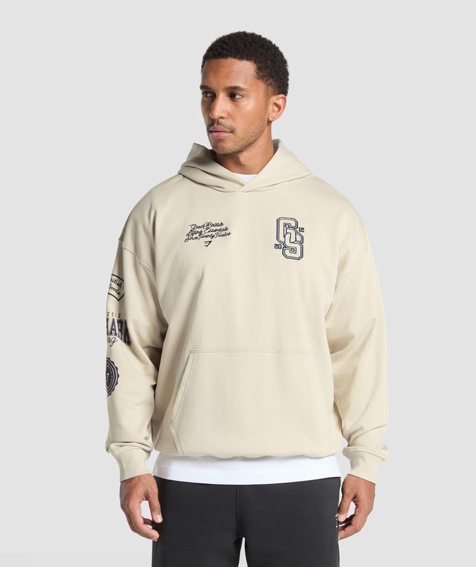 Gymshark Lifting Essentials Hoodie Pebble Grey | 79365LSNU