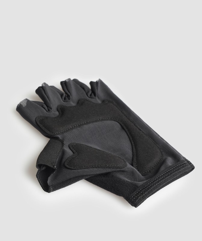 Gymshark Lifting Gloves Black | 27384LPWX