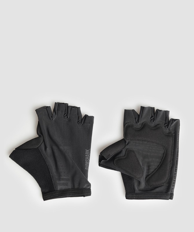 Gymshark Lifting Gloves Black | 27384LPWX