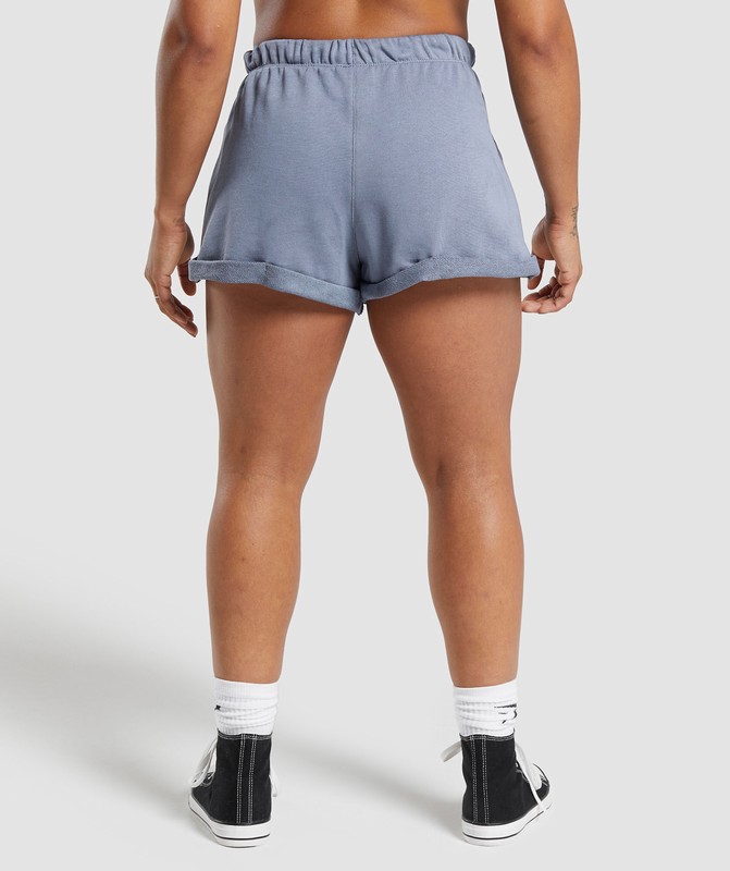 Gymshark Lifting Loose Shorts Iron Blue | 98701OMSY