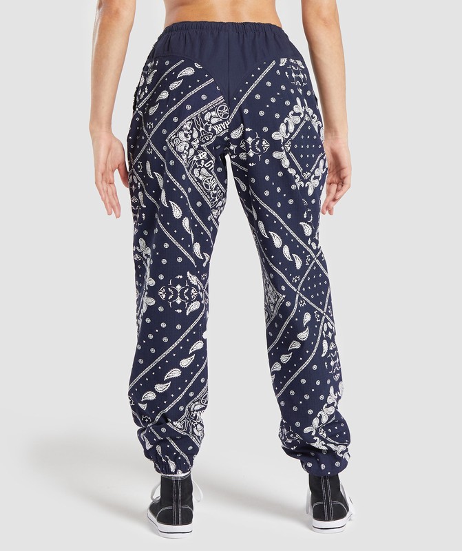 Gymshark Lifting Pump Pants Heavy Blue | 12867EYUI