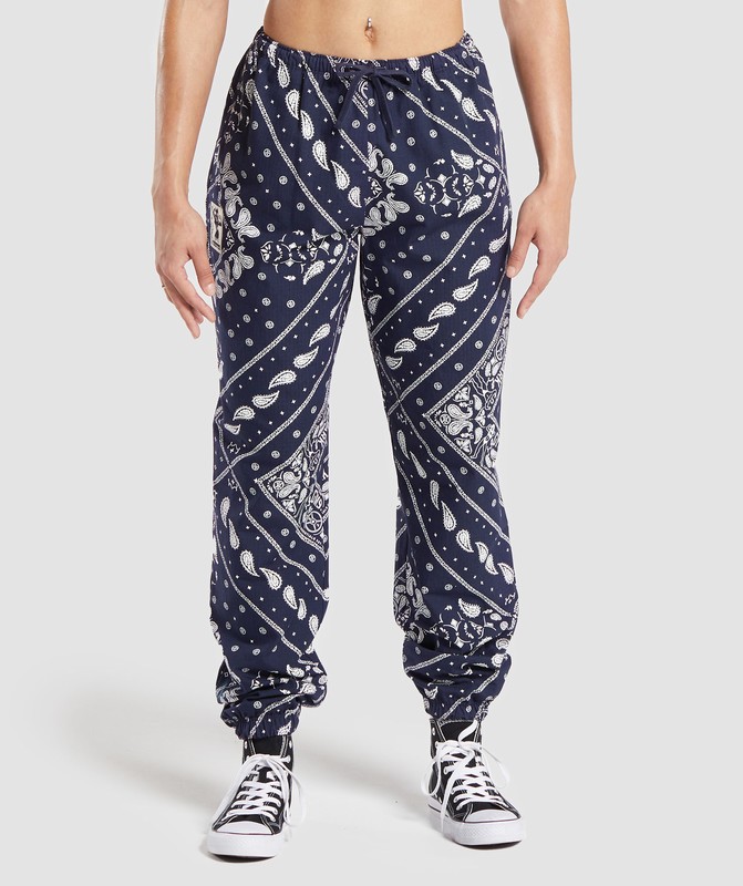 Gymshark Lifting Pump Pants Heavy Blue | 12867EYUI